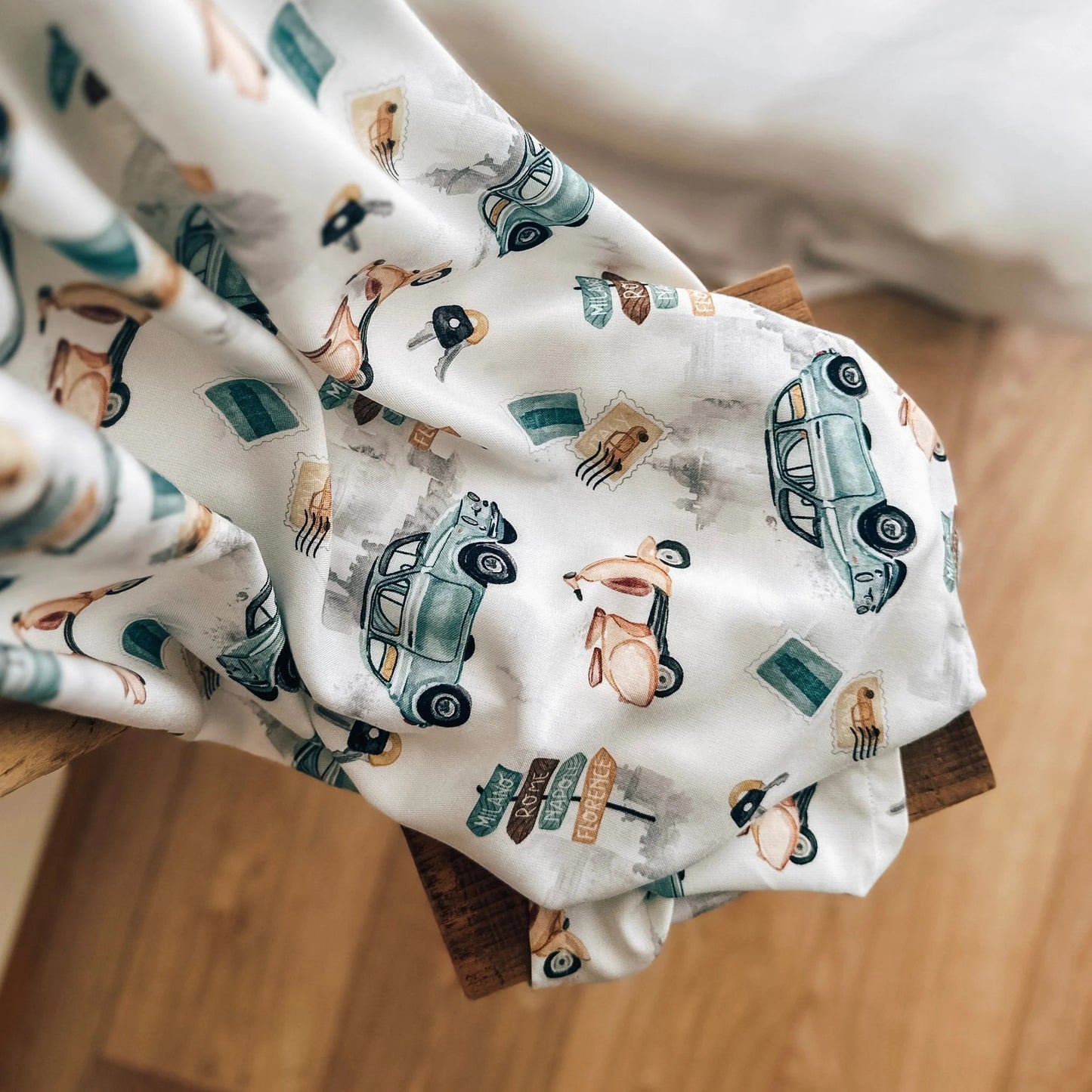Mussola Neonato in 100% Bamboo Organico - Made in Italy - 90x70cm