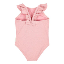 Costume da Bagno Bimba 'Dreamy Pink Rose' (Tessuto 3D e Bottoni al Cavallo)