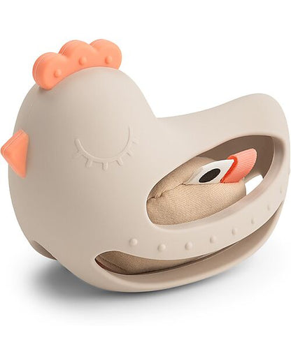 Gioco Multisensoriale 2-in-1 - Massaggiagengive e Sonaglio - Clucky