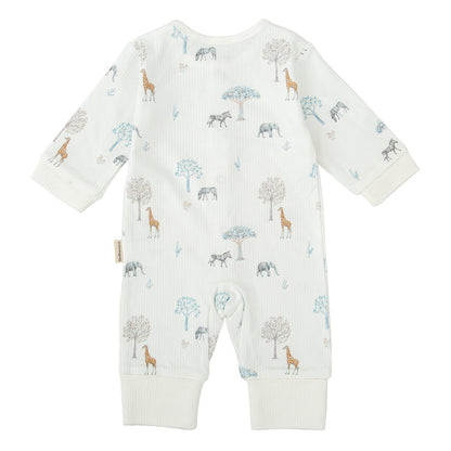 Tutina neonato - 50% Cotone organico e 50% Bamboo - Con apertura frontale