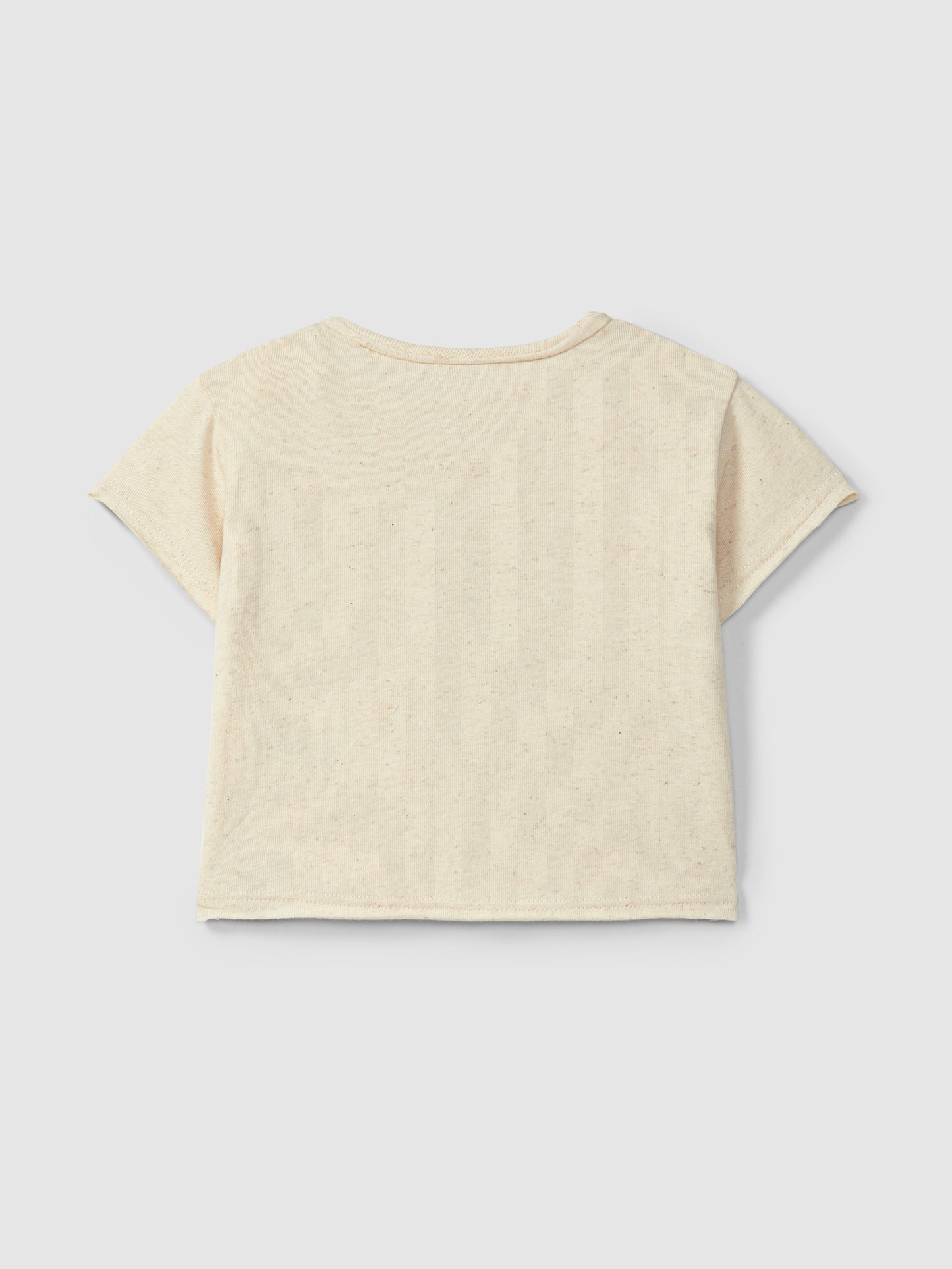 T-shirt in Jersey e Lino - Effetto Rustico Naturale