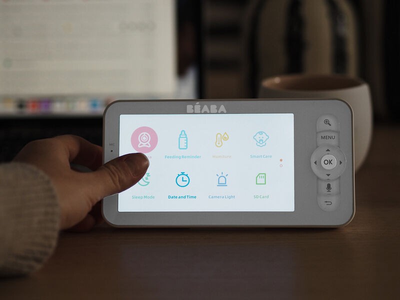 Baby Monitor Video Béaba Zen Premium - Telecamera 360° e Schermo HD