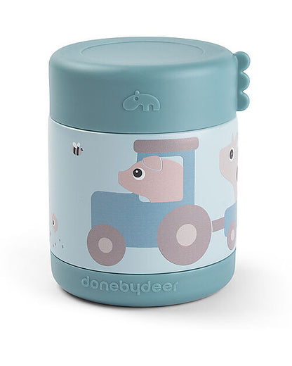 Thermos Porta Pranzo in Acciaio Inox 'Tiny Farm' Done by Deer (300ml)