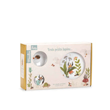 Set di stoviglie in porcellana - trois petits lapins