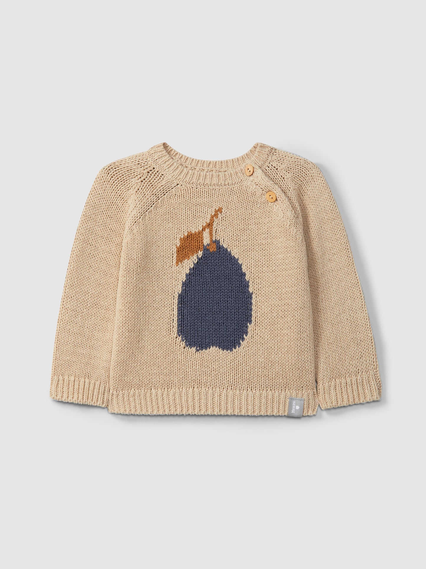 Maglione Jacquard in 100% Cotone Riciclato - Effetto Handmade