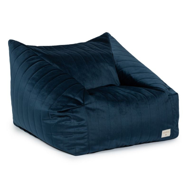 Pouf Poltrona in velluto BeanBag 72x75x42cm