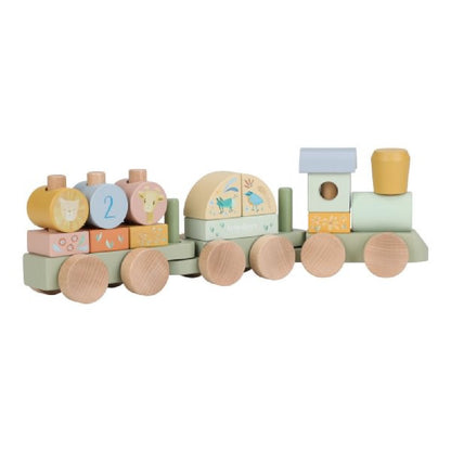 Trenino in legno con blocchi SFC - Safari Friends