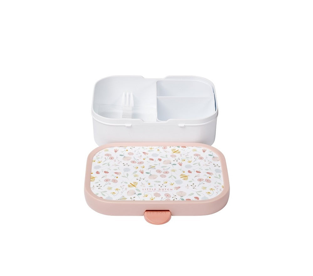 Lunch Box con divisori - Porta pranzo con forchetta