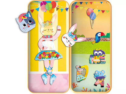 Puzzle Magnetico Educativo Portatile - Lavagna Cancellabile, Magneti e Pennarello