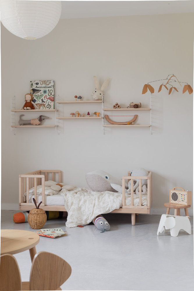Lettino Evolutivo in legno massello di gaggio 'Big Fantine Evo' - 140x70 cm