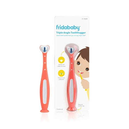 Spazzolino per Bambini con Testina Trilaterale- Pulizia Rapida e Semplice a 360°