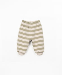 LEGGINGS DI MAGLIA A RIGHE