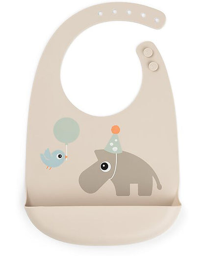 Bavaglio in silicone con tasca - 100% Silicone alimentare