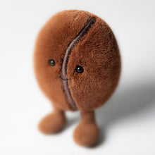 Peluche morbido chicco di caffè