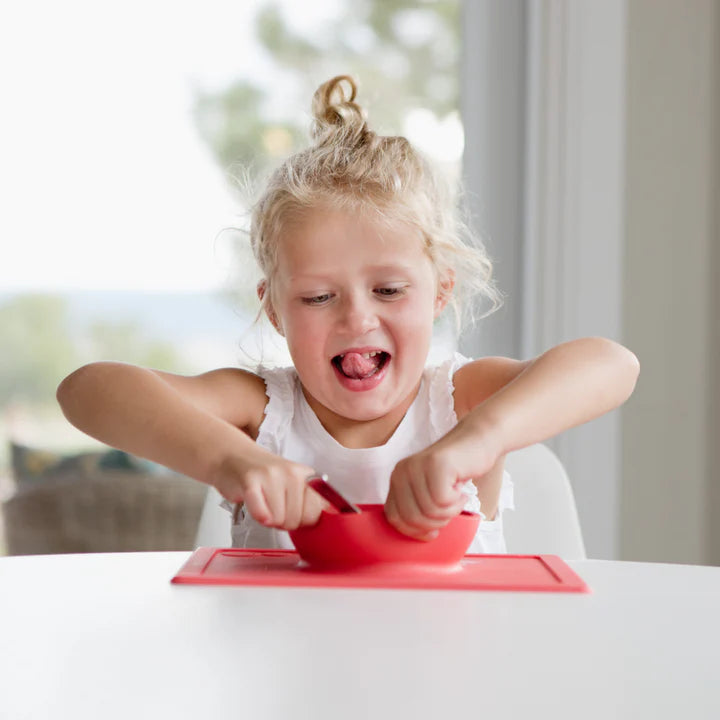Ciotola con tovaglietta integrata in silicone - Happy Bowl