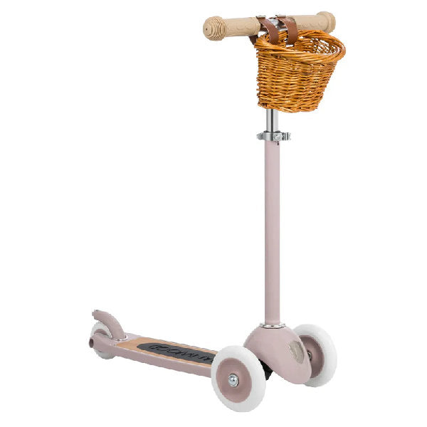 Monopattino a 3 Ruote Vintage con Cestino in Vimini - Easy Ride