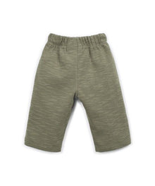 PANTALONI RIB DI MAGLIA FIAMMA