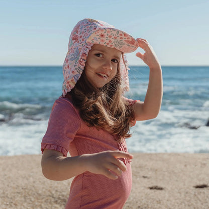 Cappellino Parasole Bimba 'Dreamy Mermaid' (con Coprinuca Protettivo)