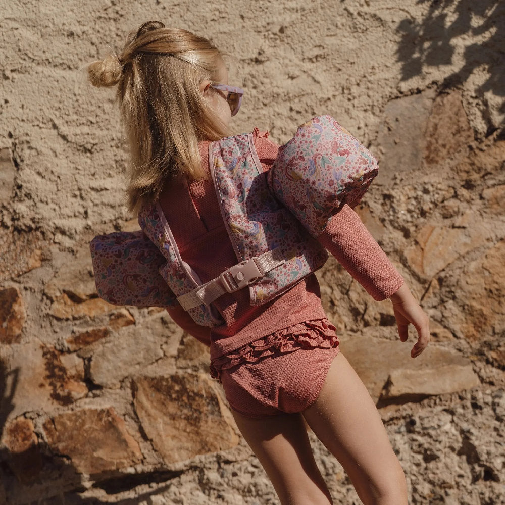 Costume da Bagno Bimba 'Dreamy Pink Sparkle' (Tessuto Scintillante)