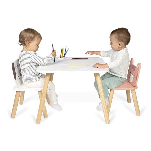Tavolino Creativo in Legno FSC® con Vano Portaoggetti Integrato (dai 18 Mesi)