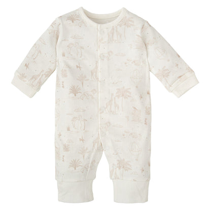Tutina neonato - 50% Cotone organico e 50% Bamboo - Con apertura frontale