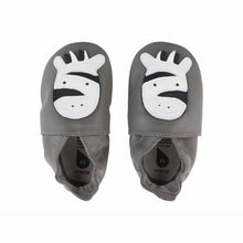 Scarpine Soft Sole Zebra Grey