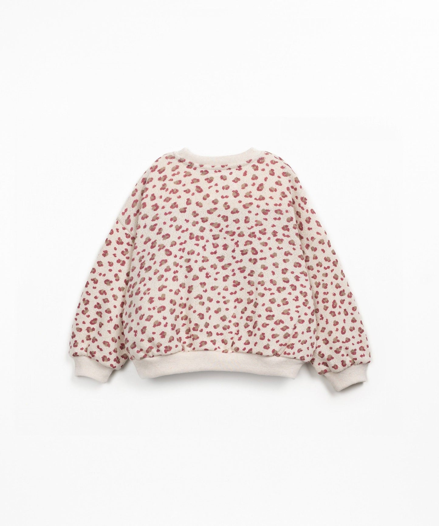 Felpa in cotone con stampa - 90% Cotone rigenerato