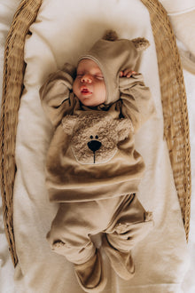 Cappellino con orecchie Teddy - Cotone organico