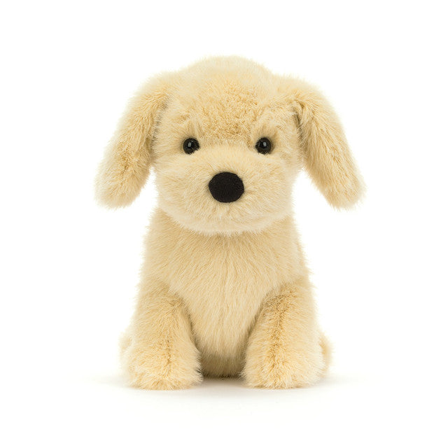 Peluche morbido Golden Puppy - Il Compagno di Passeggiate