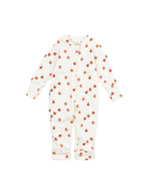 Tutina in Cotone Biologico Interlock con Zip a Doppio Cursore