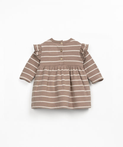 Vestito jersey a righe