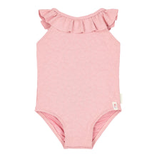 Costume da Bagno Bimba 'Dreamy Pink Rose' (Tessuto 3D e Bottoni al Cavallo)