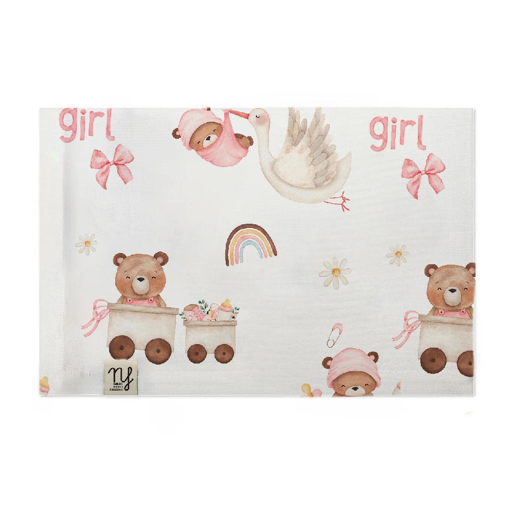 Mussola Neonato in 100% Bamboo Organico - Made in Italy - 90x70cm
