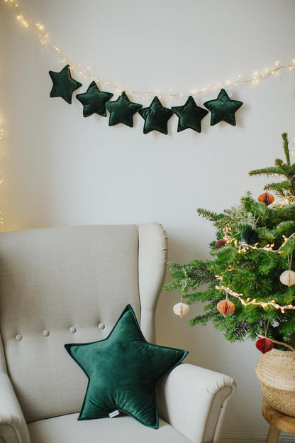 Cuscino stella in velluto - 50cm