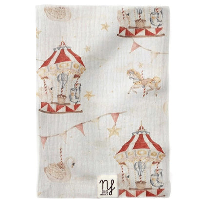 Mussola 90x70 in 100% Bamboo - Circus