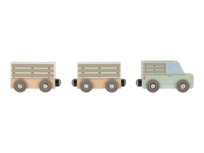 Pista e Treno in Legno 'Safari Friends' FSC® Little Dutch (18+ Mesi)