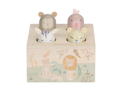 Gioco Pop-Up in Legno FSC 'Safari Friends' Little Dutch - Dai 12 mesi