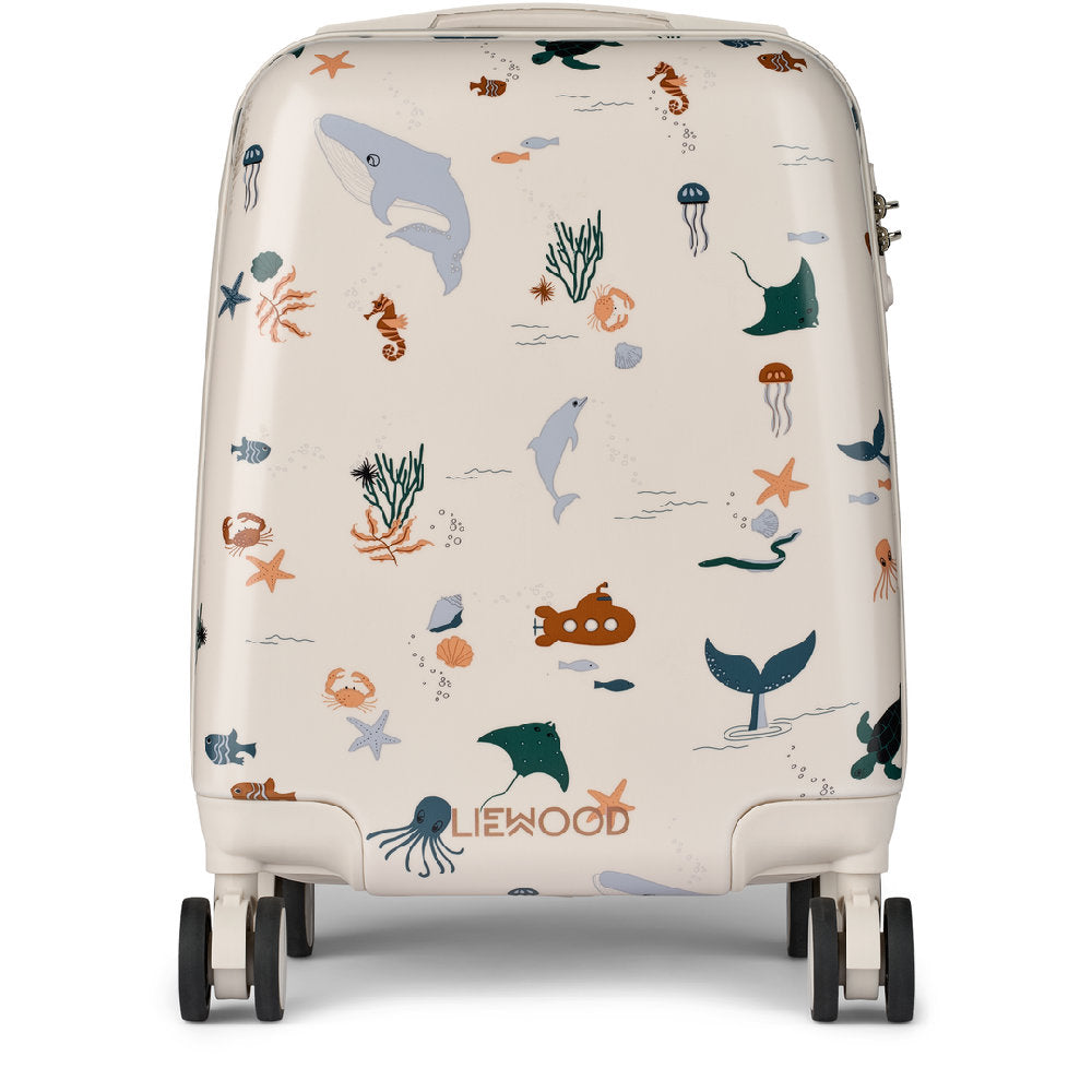 Valigia Trolley Rigida da Cabina per Bambini (30 L) con Ruote 360° e Chiusura TSA - Norelle