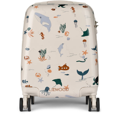 Valigia Trolley Rigida da Cabina per Bambini (30 L) con Ruote 360° e Chiusura TSA - Norelle