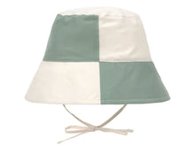 Cappellino estivo Reversibile con Laccetti (Protezione UV 80) - Checkboard Green