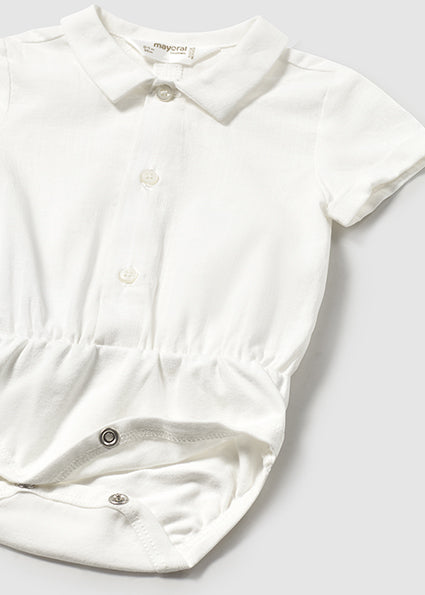 Body neonato bianco - Manica Corta