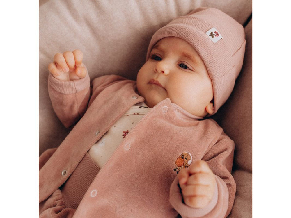 Cappellino Beanie in Cotone Biologico a Costine - Wooly Organic