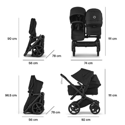 Bugaboo - Donkey 6 passeggino gemellare