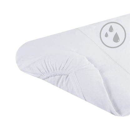 Coprimaterasso angolato PIPI-NO in jersey elasticizzato per culla e carrozzina