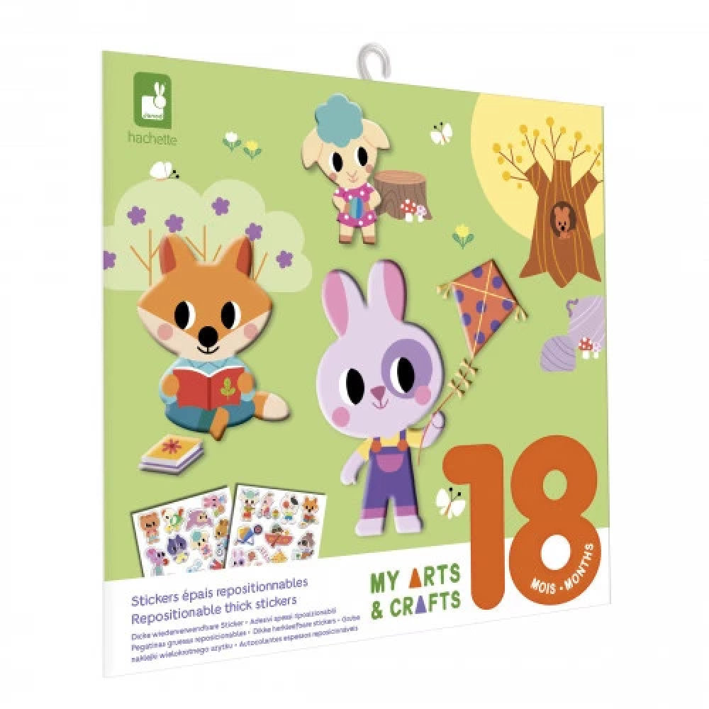 Kit Creativo Adesivi Riposizionabili 'Fattoria &amp; Bosco' (22 Pezzi)
