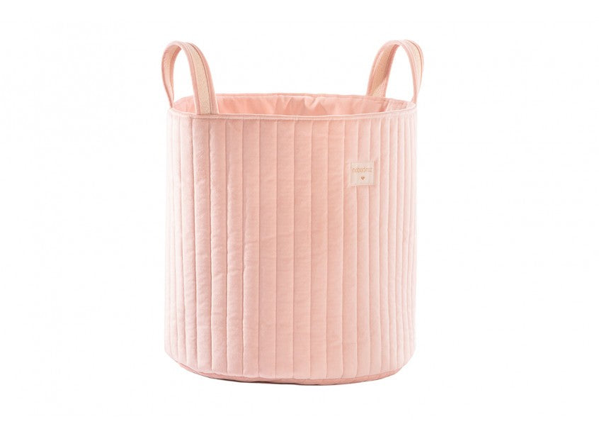 Cesta portagiochi savanna - velluto ecologico 40x35x35cm