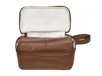 Borsa zaino Premium con fasciatoio - Classic Cognac