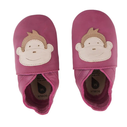Scarpine Soft Sole Scimmia Rosa scuro
