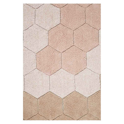 Tappeto lavabile rotondo Honeycomb - Ø140 cm - Collezione Planet Bee