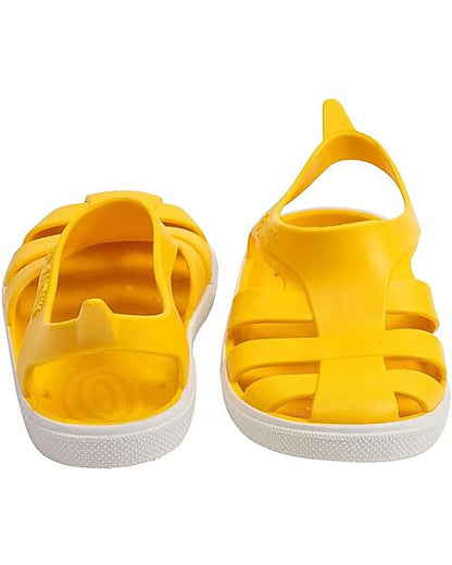 Bioty sandalo da spiaggia in gomma - Yellow/White